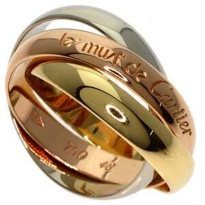 CARTIER Authentic 18k Gold Trinity Ring #48
